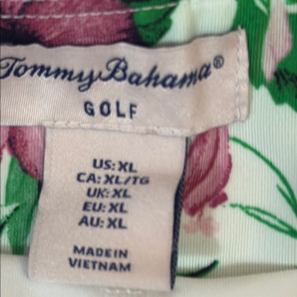 Tommy Bahama Green and Pink Floral Print Skater Skorts Mini Resort Wear SKU 0006 - Picture 5 of 10